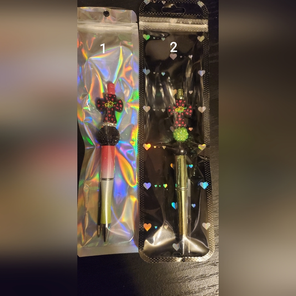 Beaded pens